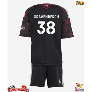 Liverpool Ryan Gravenberch #38 Replica Third Stadium Kit for Kids 2026-27 Short Sleeve (+ pants)